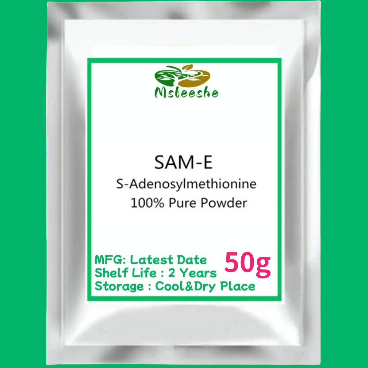Ginkgo Biloba Extract - Hot selling 50g-1000g SAM-E Powder ,