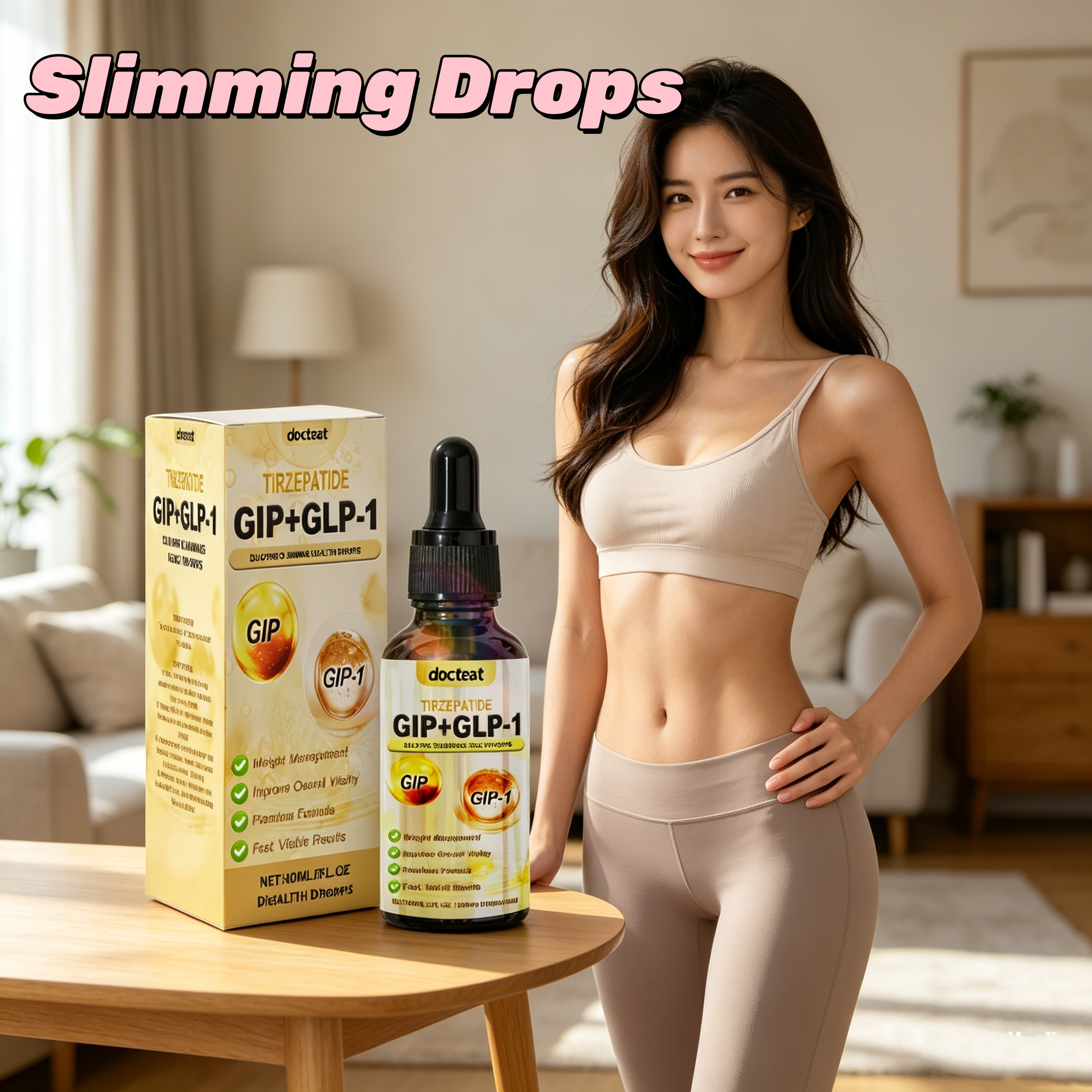 Herbal Weight - DOCTEAT Slimming Drops Fat Burning Weight