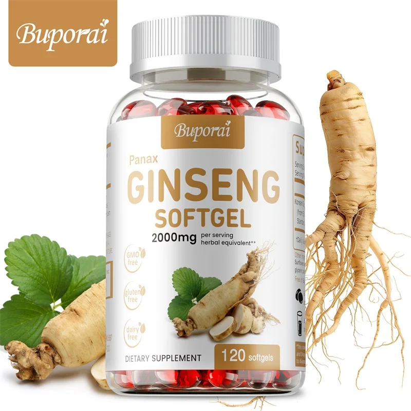 Ginkgo Biloba Extract - Red Panax Ginseng Capsules - for
