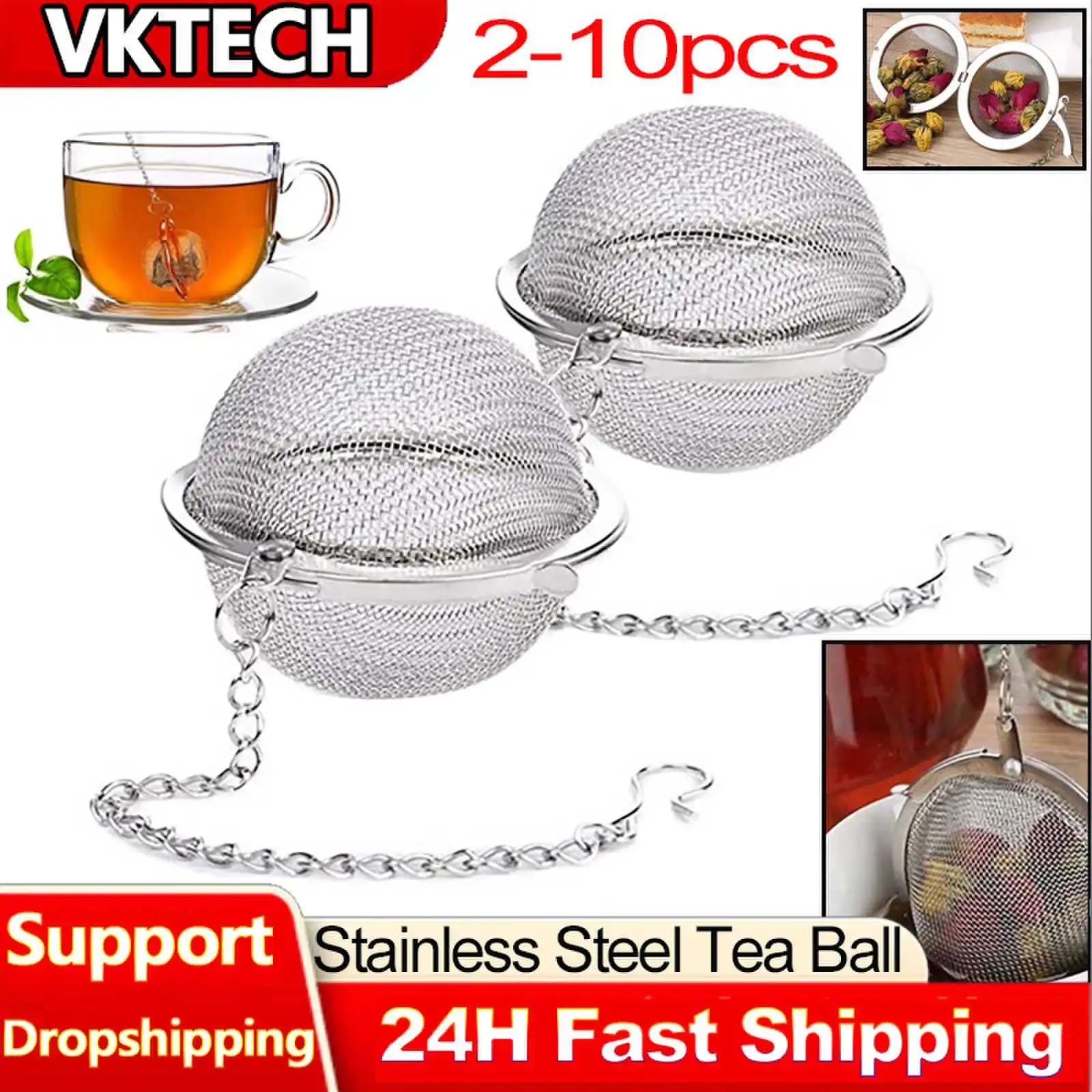 2-10pcs Stainless Steel Ball M – Nettle Leaf Tea Bewertung und Preis