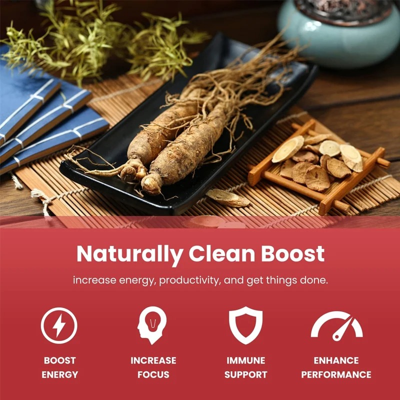 Vegan Korean Red Panax Ginseng – Ginkgo Biloba Extract Bewertung und Preis