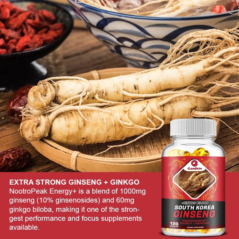 Vegan Korean Red Panax Ginseng – Ginkgo Biloba Extract Bewertung und Preis