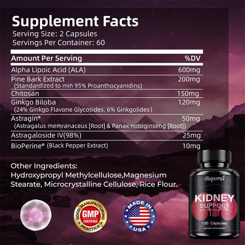 Kidney Support - Helps Kidney  – Ginkgo Biloba Extract Bewertung und Preis