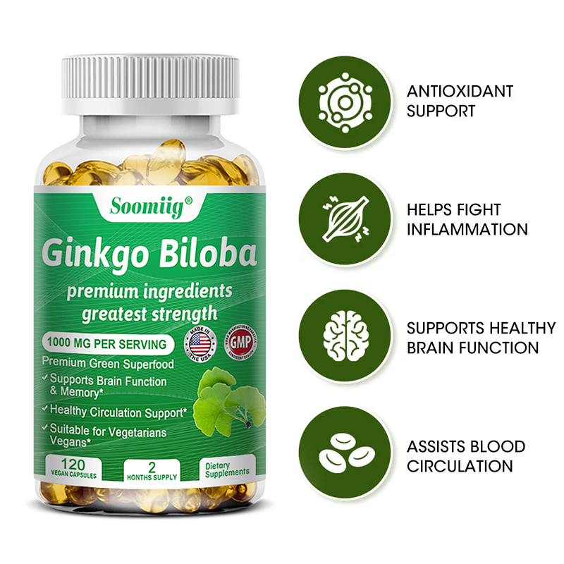 Ginko Biloba Capsules - Brain  – Ginkgo Biloba Extract Bewertung und Preis