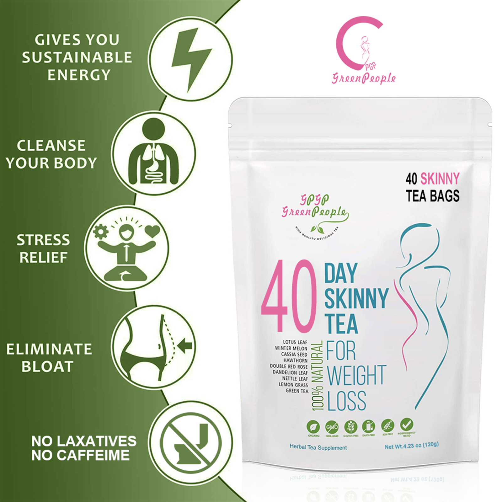 Natural 40 Days Herbal Skinny  – Herbal Weight Bewertung und Preis