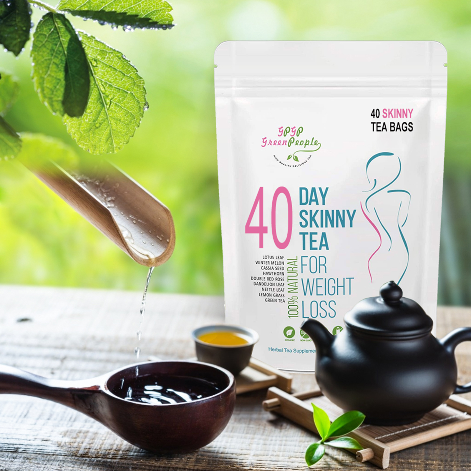 Natural 40 Days Herbal Skinny  – Herbal Weight Bewertung und Preis