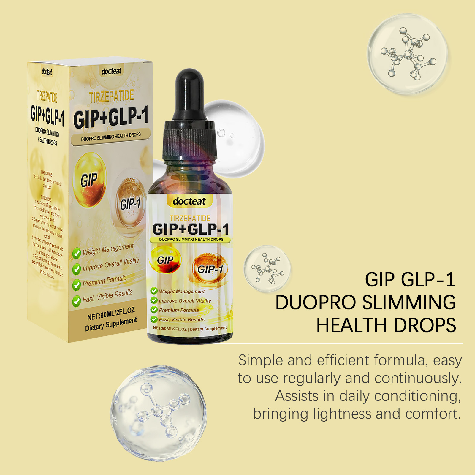 DOCTEAT Slimming Drops Fat Bur – Herbal Weight Bewertung und Preis